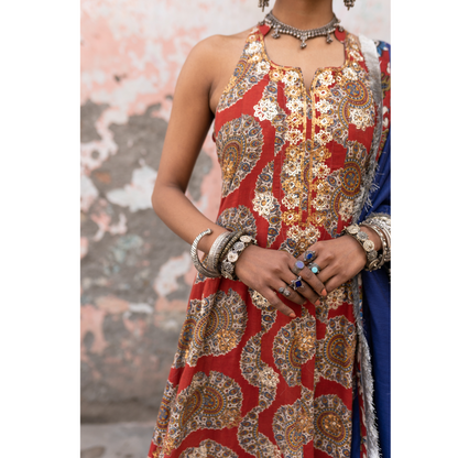 Draupadi Anarkali Set